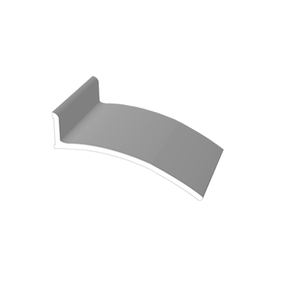 CR4462 2-1/2" OVERHEAD RAIN DRIP CAP - Cal Royal Hardware