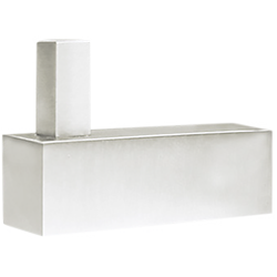 CH10 SQUARE SINGLE PRONG COAT HOOK - Cal Royal Hardware