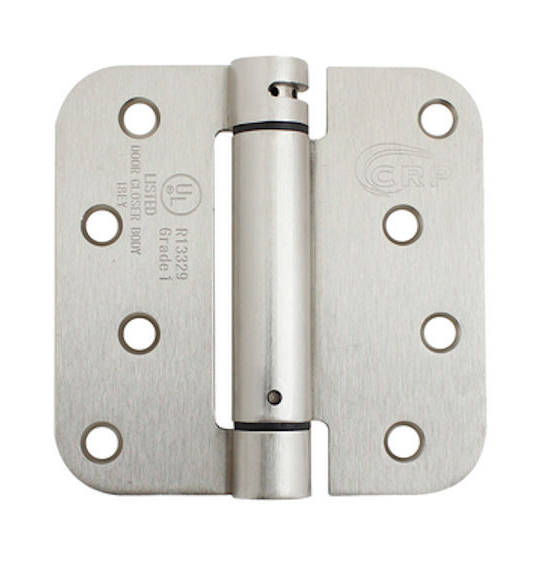 NEWSH4458R 4x4 SPRING HINGE 5/8 RADIUS - Cal Royal Hardware