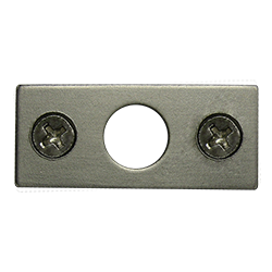 STRIKE PLATE W/ SCREWS - Cal Royal Hardware