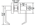 INDLEV-20 PRIVACY INDICATOR LEVERSET - Cal Royal Hardware