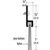 Cal Royal Nylon Brush Door Sweep 