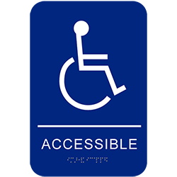 HANDICAP ACCESSIBLE, WITH BRAILLE - Cal Royal Hardware