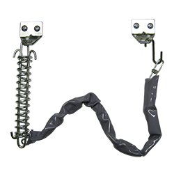 CDV24 Single Spring Crash Chain Door Guard (with Vinyl Cover) - Cal Royal Hardware