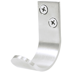 CURVED SINGLE PRONG COAT HOOK