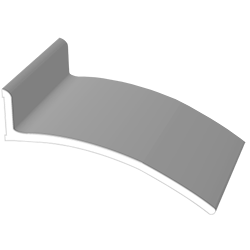 Cal Royal 2-1/2" OVERHEAD RAIN DRIP CAP