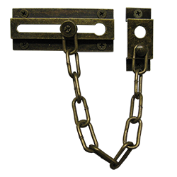 DG22 SOLID BRASS CHAIN DOOR GUARD - Cal Royal Hardware