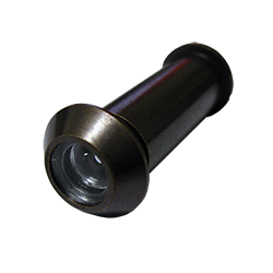 Brass Door Viewer with 160 Degree Plastic Lens (DV90)