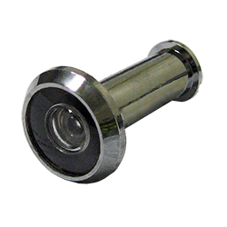 Brass Door Viewer with 180 Degree Plastic Lens (DV91)