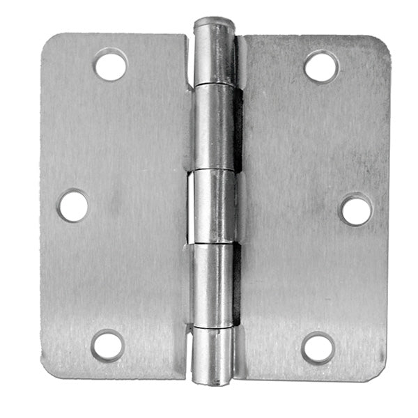 RH61 3.5x3.5 PLAIN BEARING HINGE 1/4 RAD - Cal Royal Hardware