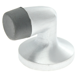 SMGNS-1 SOLID BRASS SMALL GOOSENECK DOOR STOP - Cal Royal Hardware