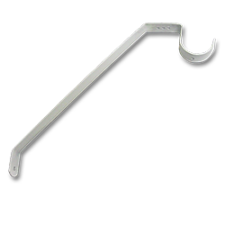 SR27-P Single Shelf and Rod Support - Cal Royal Hardware