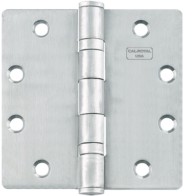 4-1/2 x 4-1/2 BBRC31- 1/4 RADIUS HINGE- Cal Royal Hardware