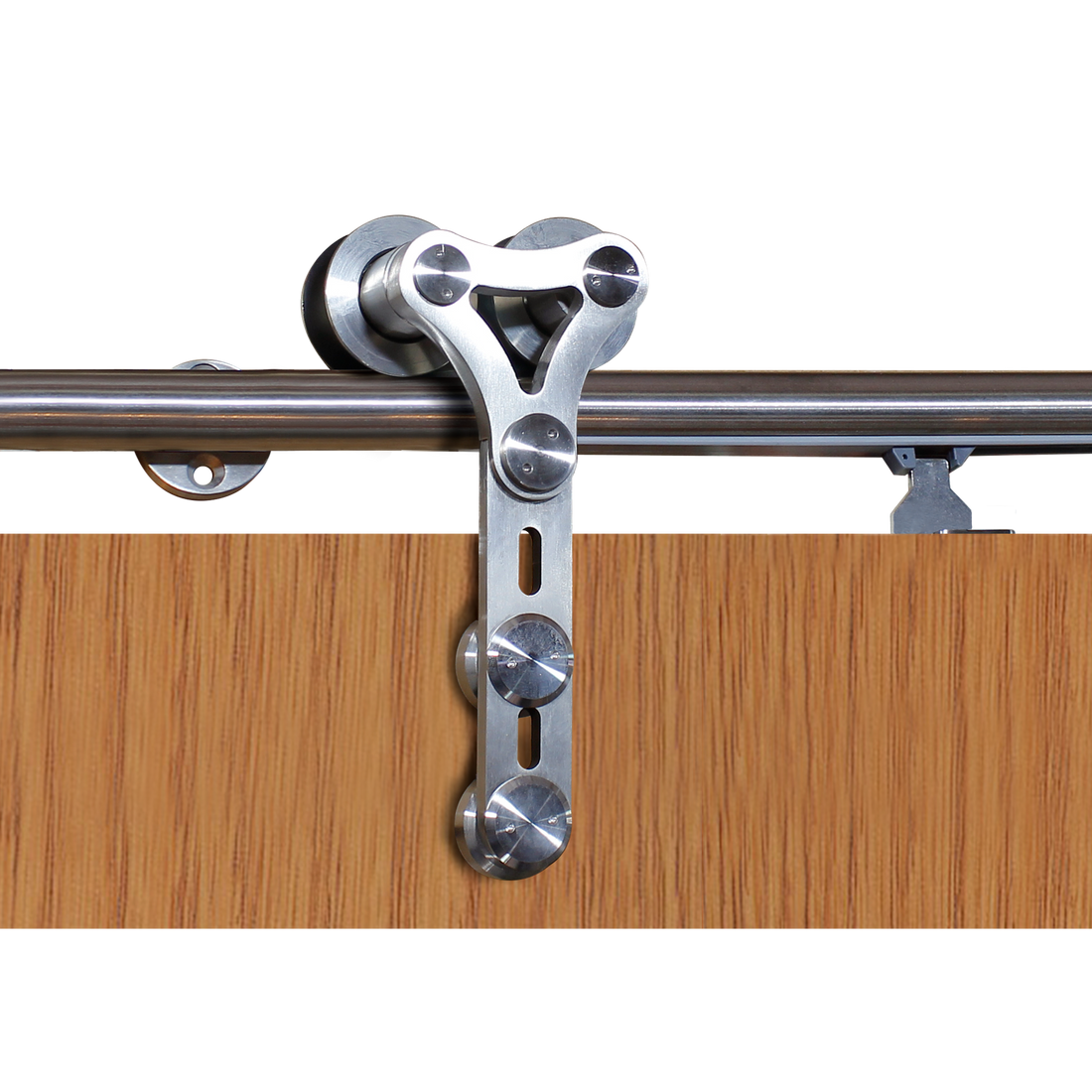 WOOD SURFACE MOUNT DUAL WHEEL - Cal Royal Hardware