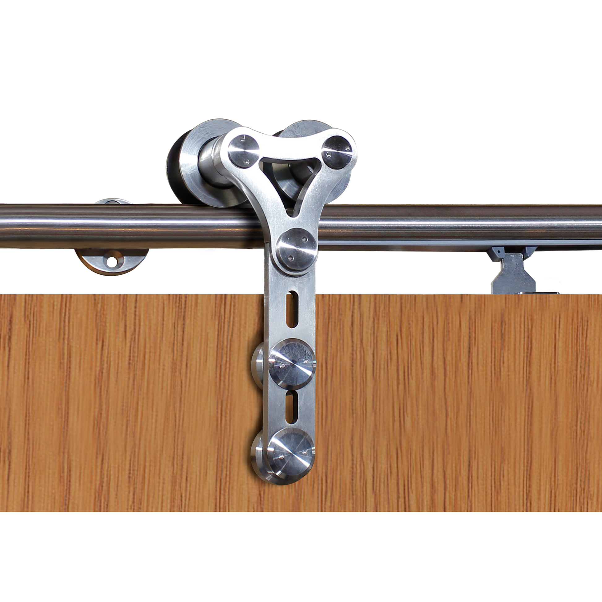 WOOD SURFACE MOUNT DUAL WHEEL - Cal Royal Hardware