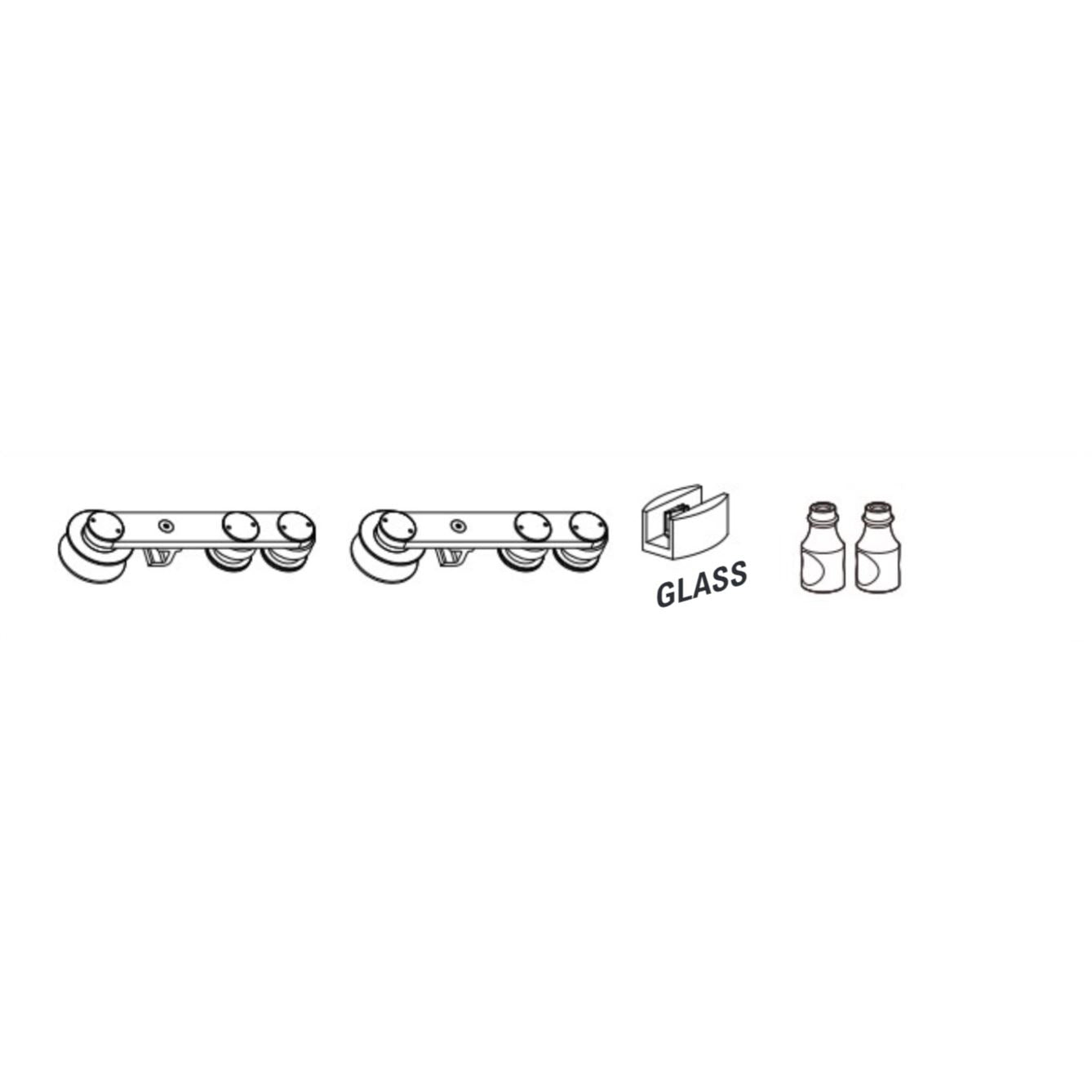 GLASS SURFACE MOUNT - Cal Royal Hardware