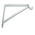 FSR123 FIXED SHELF & ROD SUPPORT - Cal Royal Hardware