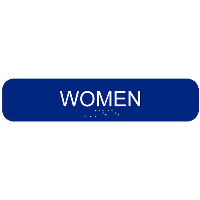 CAW1348 WOMEN, WITH BRAILLE, TEXT - Cal Royal Hardware